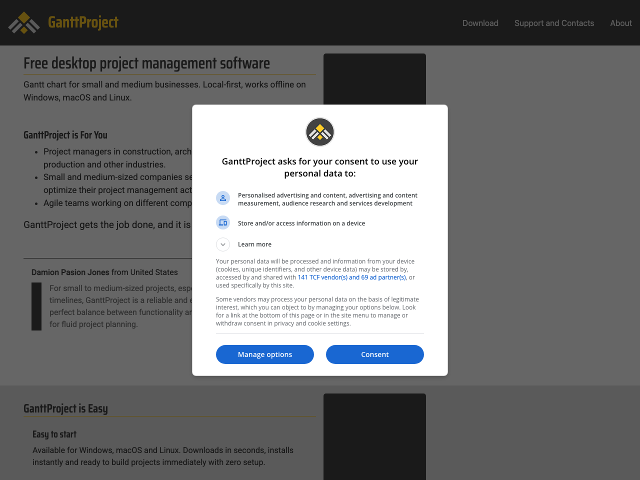 GanttProject screenshot
