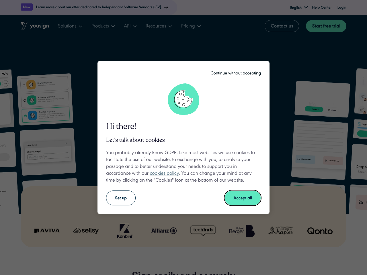 Yousign screenshot