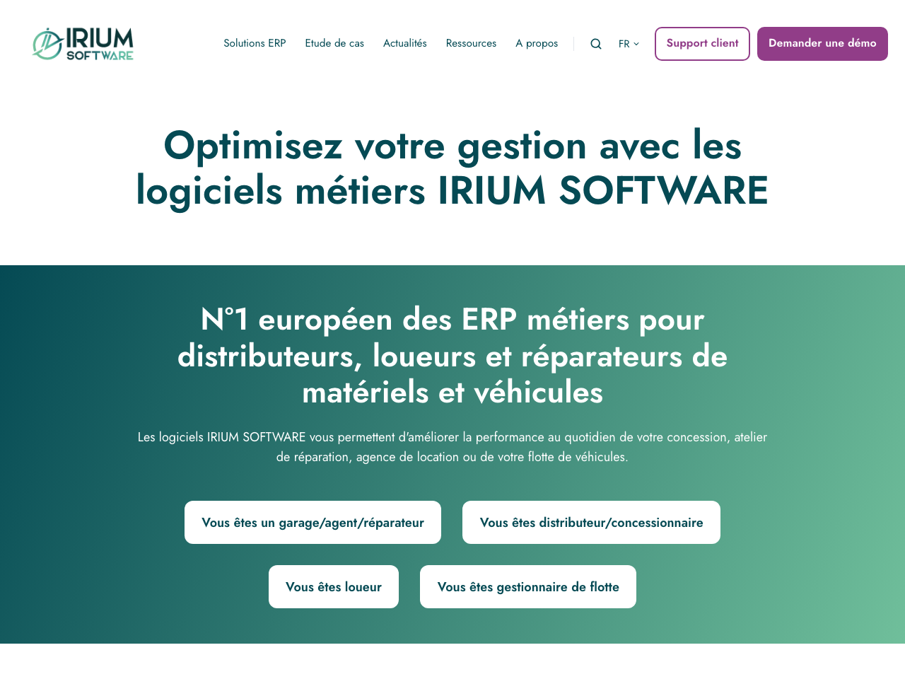 IRIUM SOFTWARE screenshot