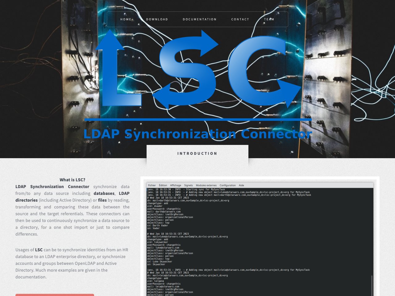 LDAP Synchronization Connector Project screenshot