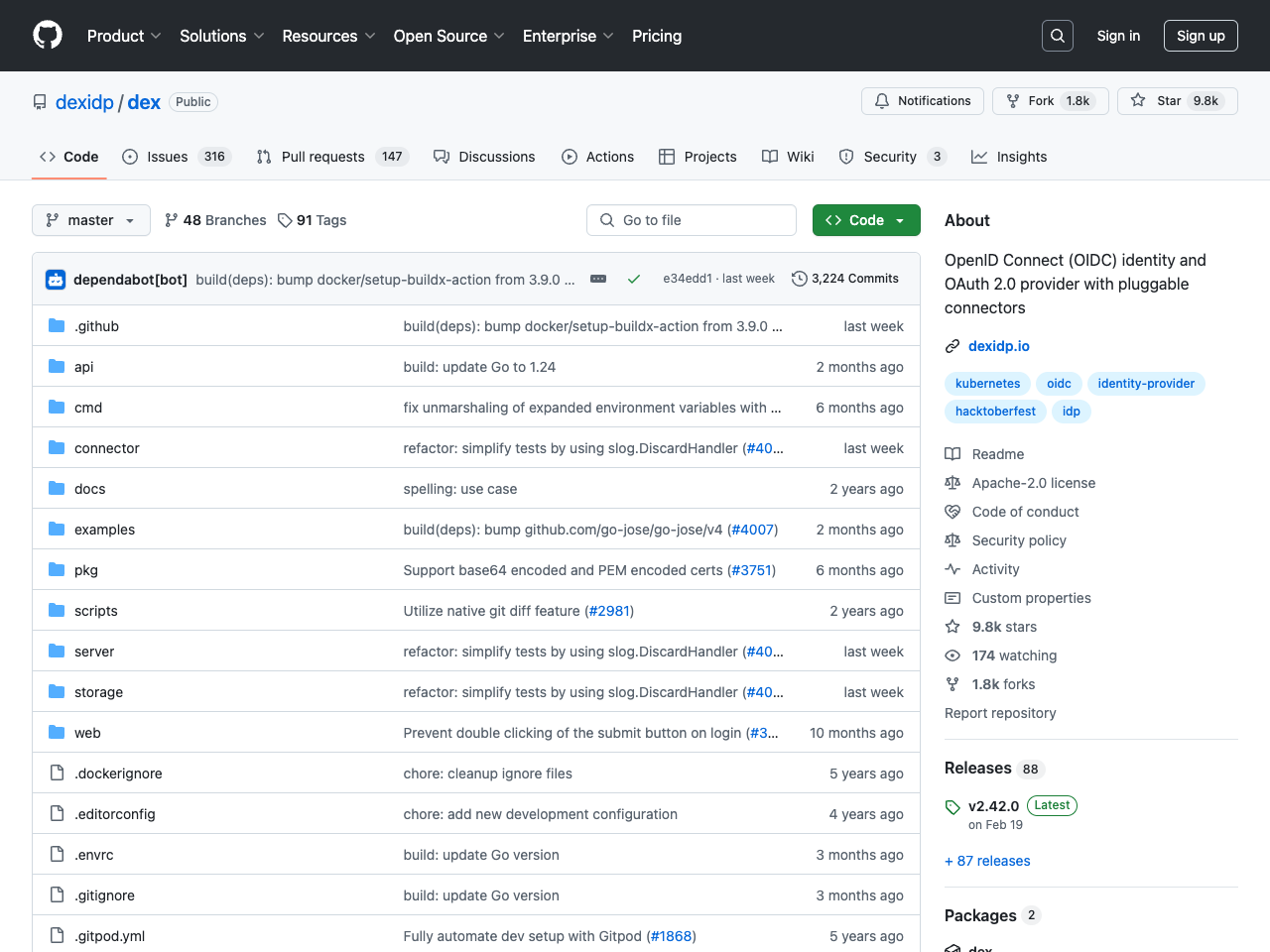 Dex screenshot