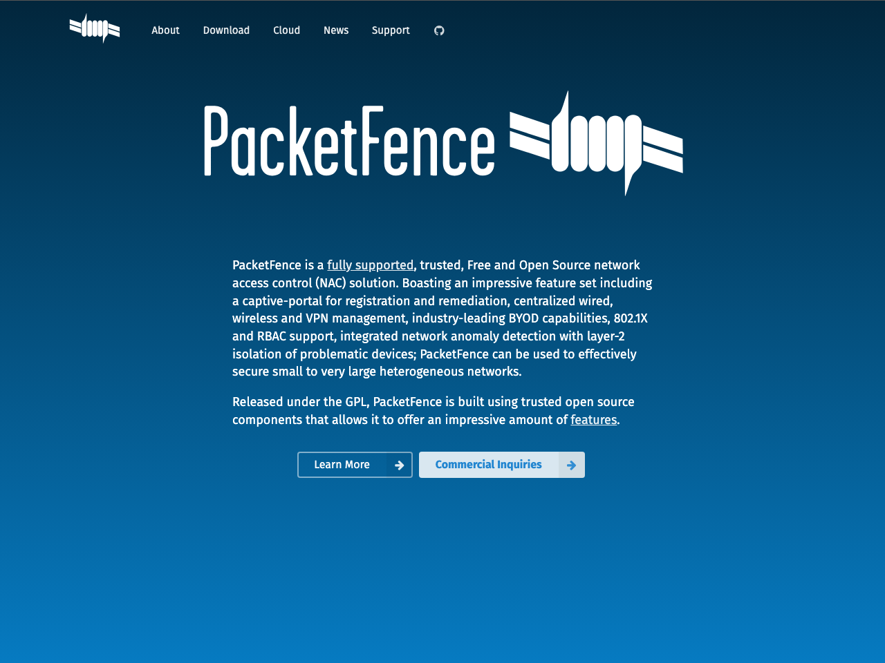 PacketFence screenshot