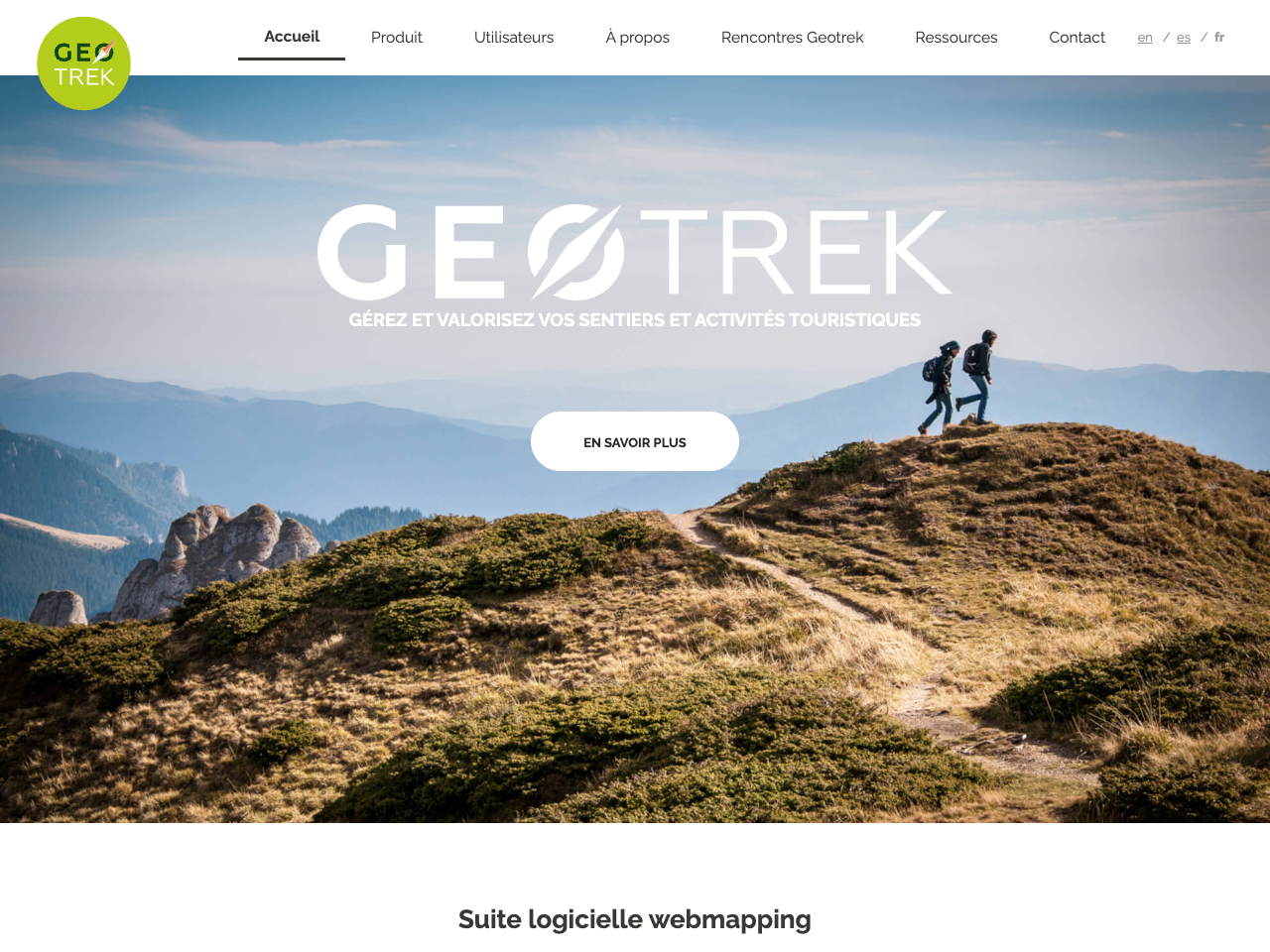 Geotrek screenshot