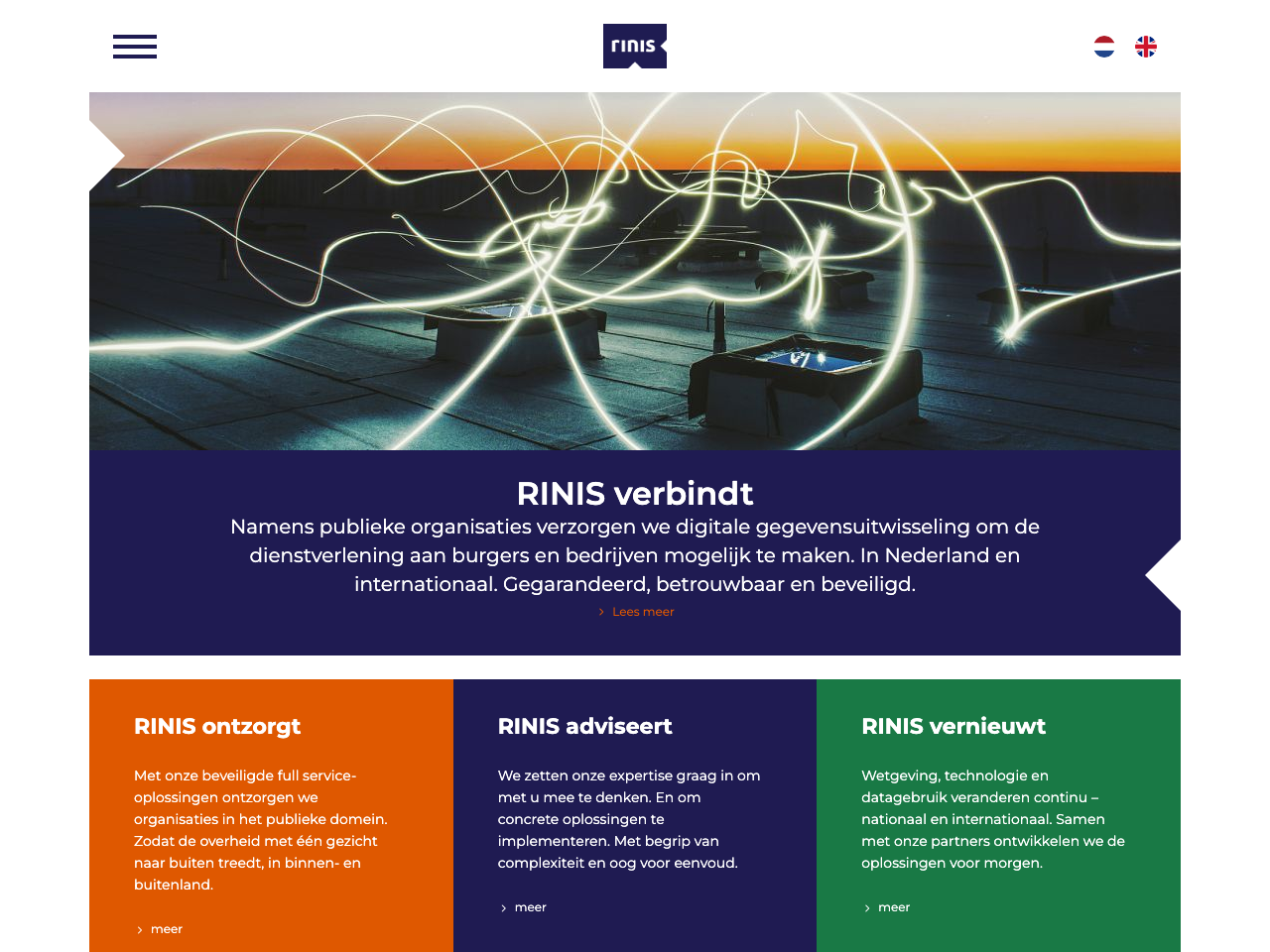 RINIS foundation screenshot