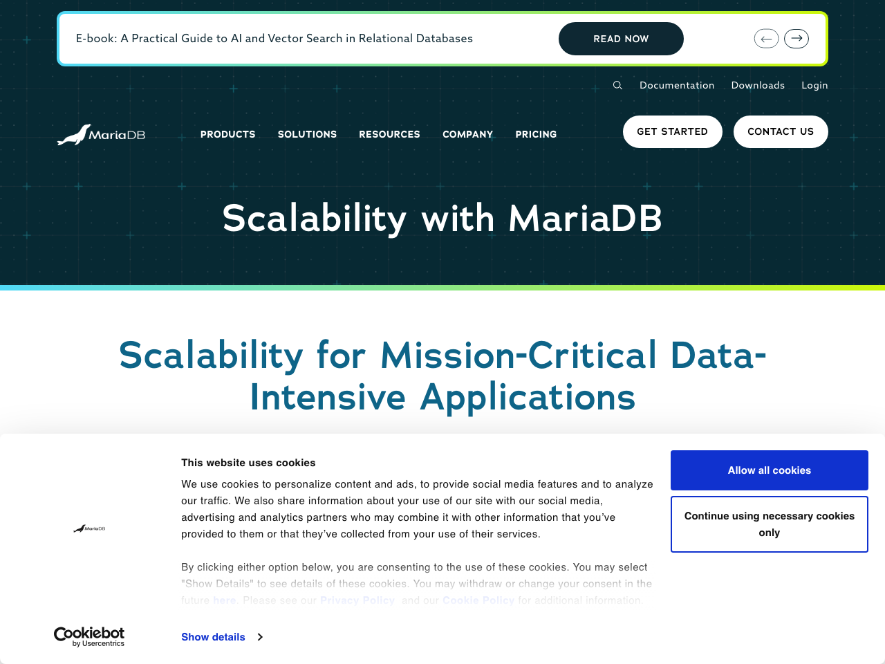 MariaDB Xpand screenshot