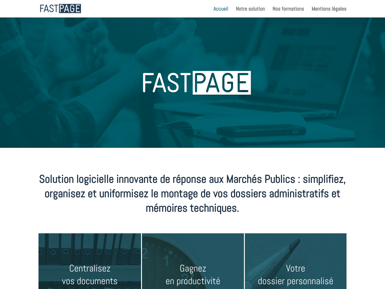 Fastpage screenshot