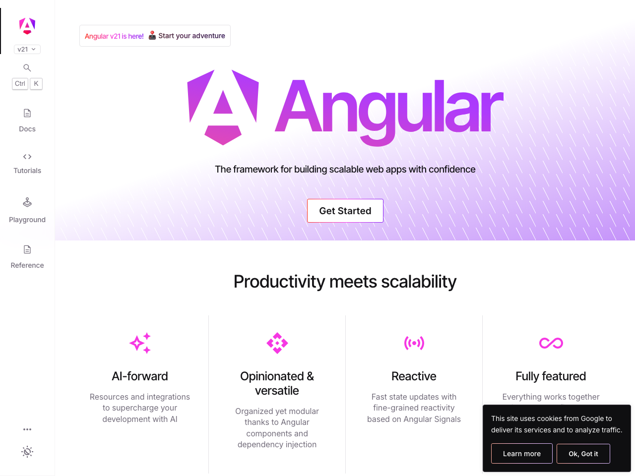 Angular screenshot
