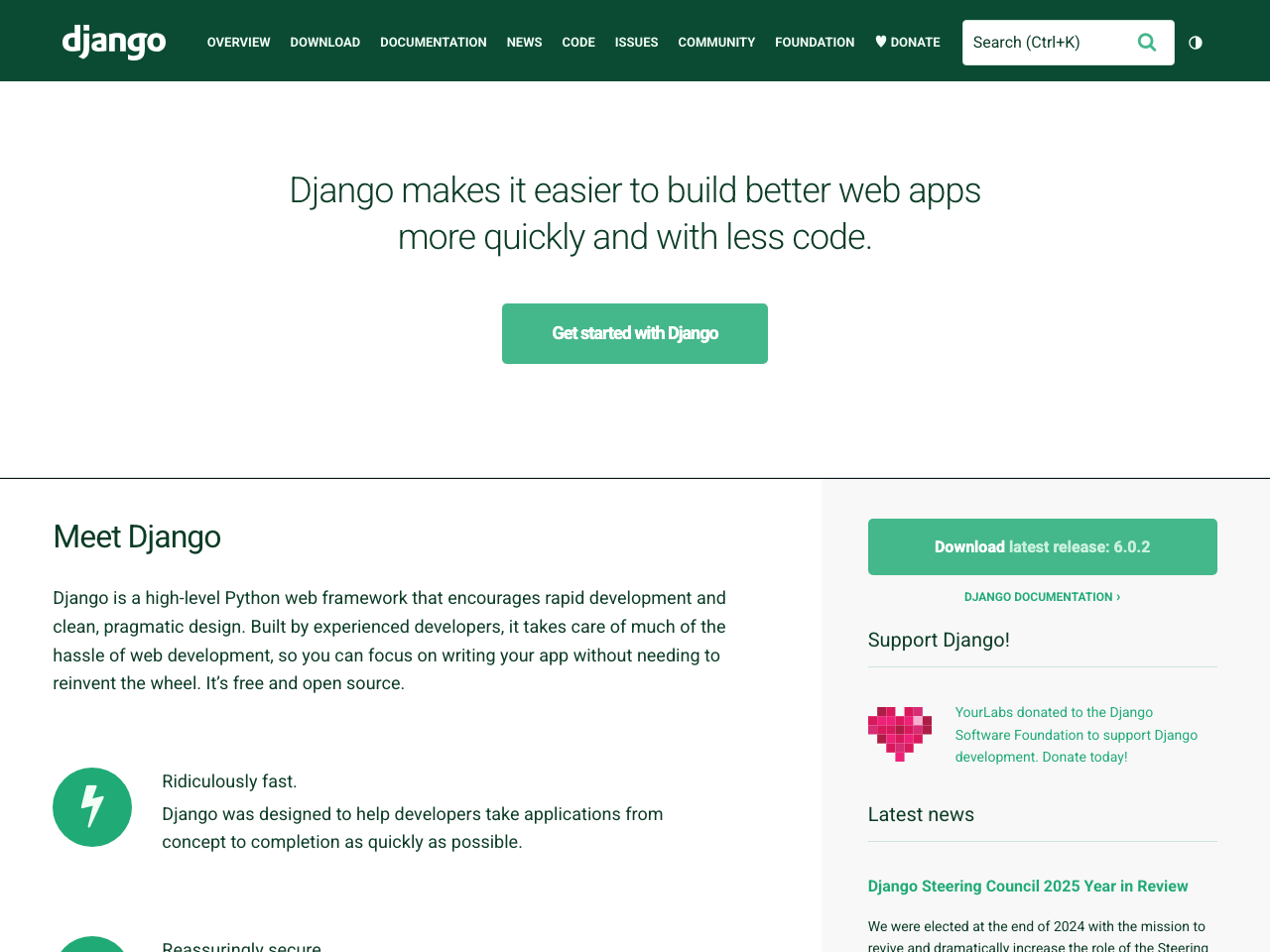 django screenshot