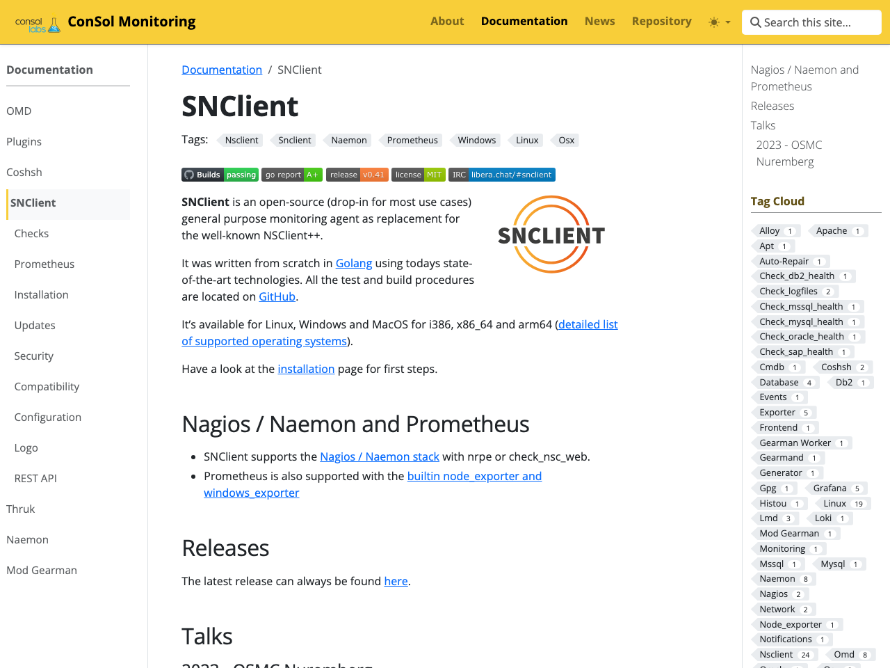 SNClient+ screenshot
