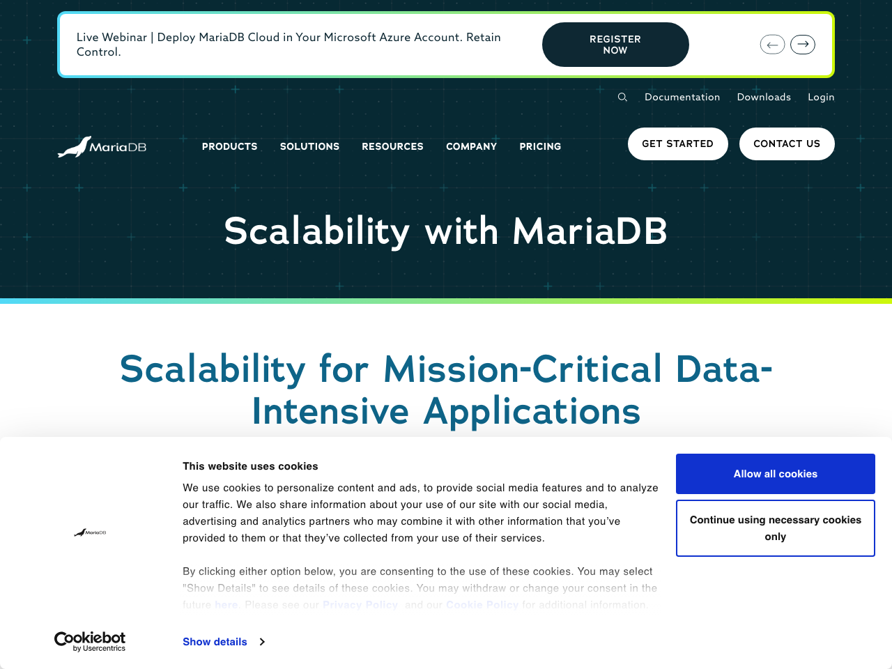 MariaDB Xpand screenshot