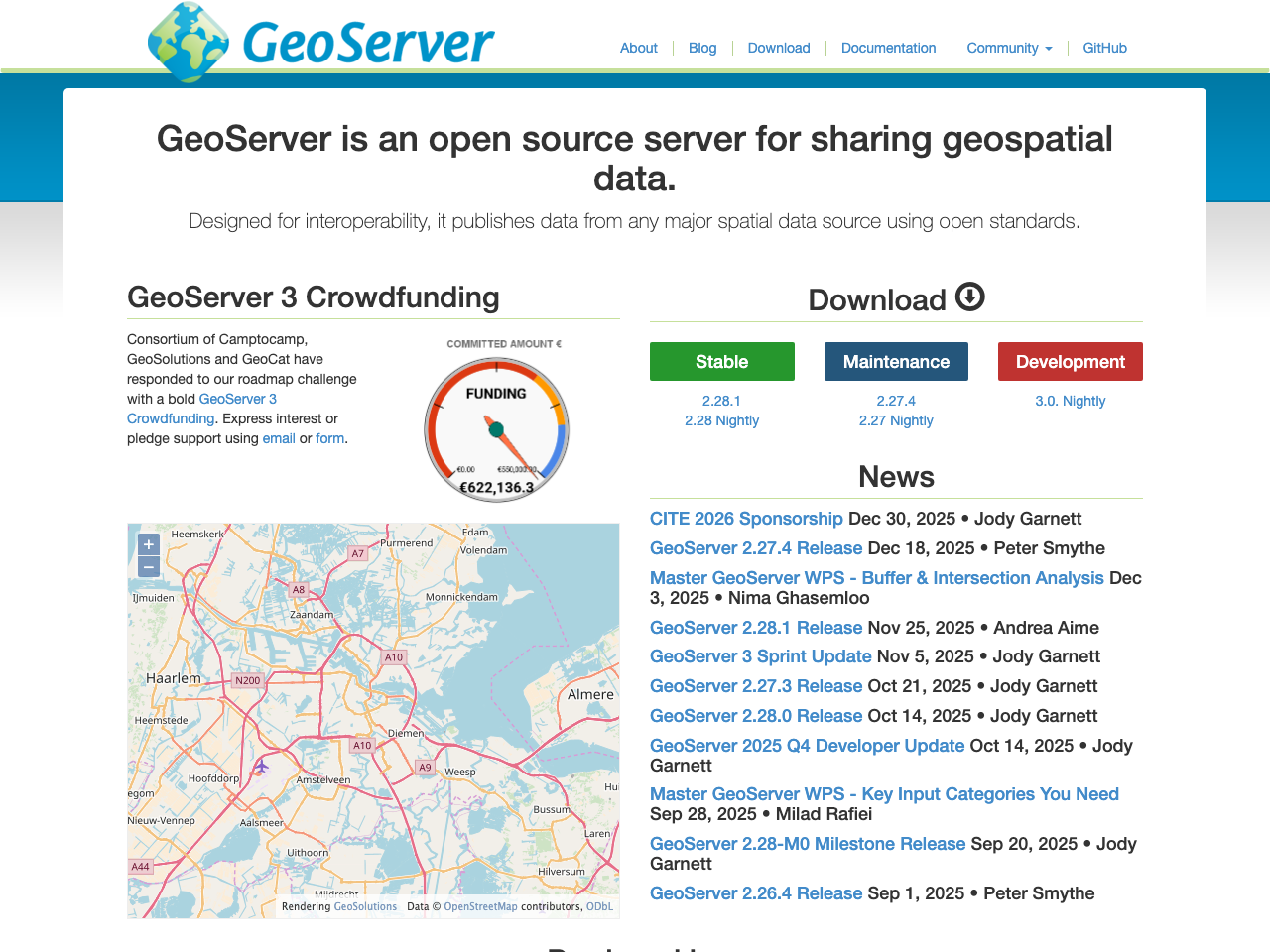 GeoServer screenshot