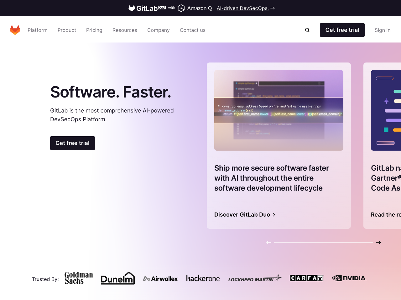 GitLab screenshot