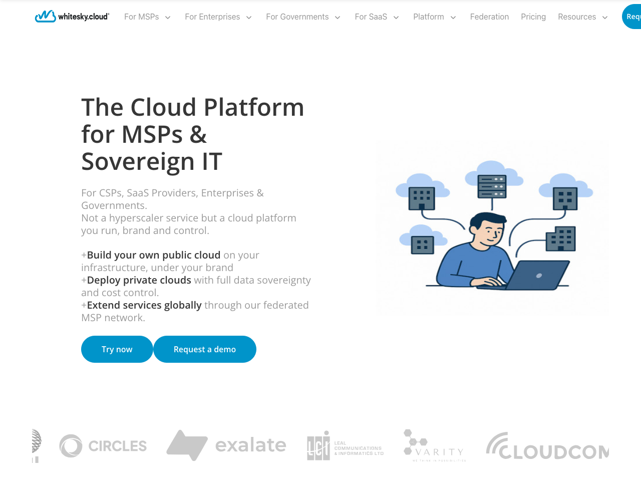 whitesky.cloud screenshot