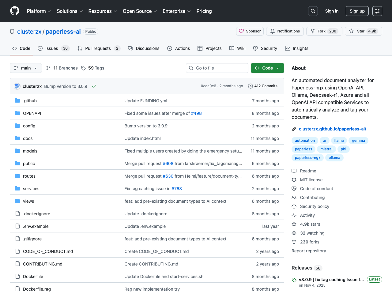 Paperless-AI screenshot