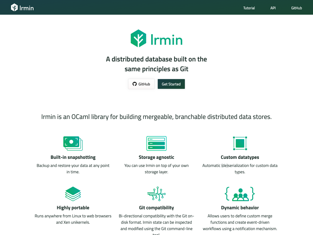 Irmin screenshot