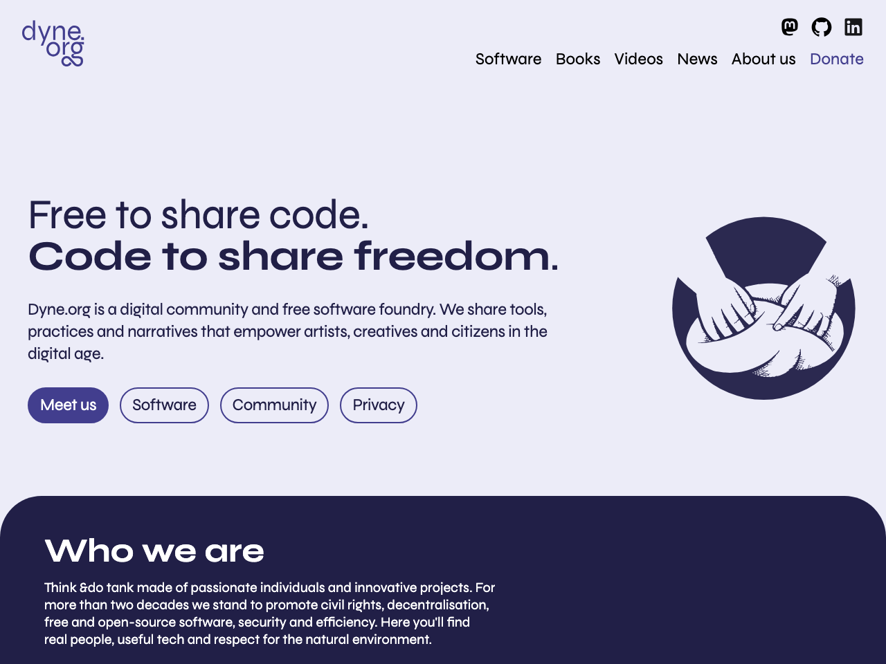 Dyne.org tools screenshot