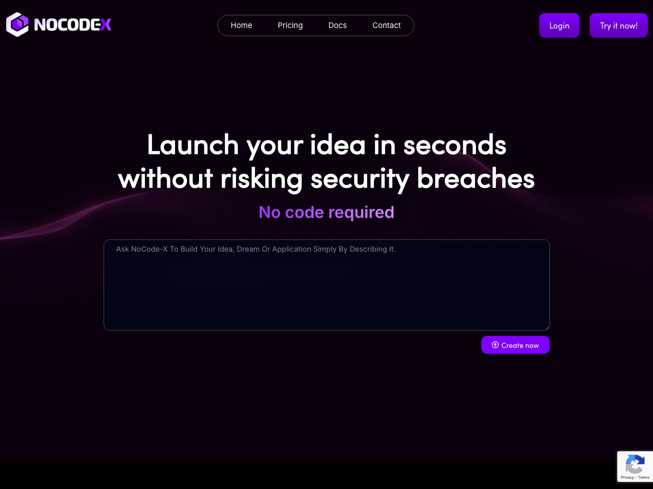 NoCode-x.com screenshot