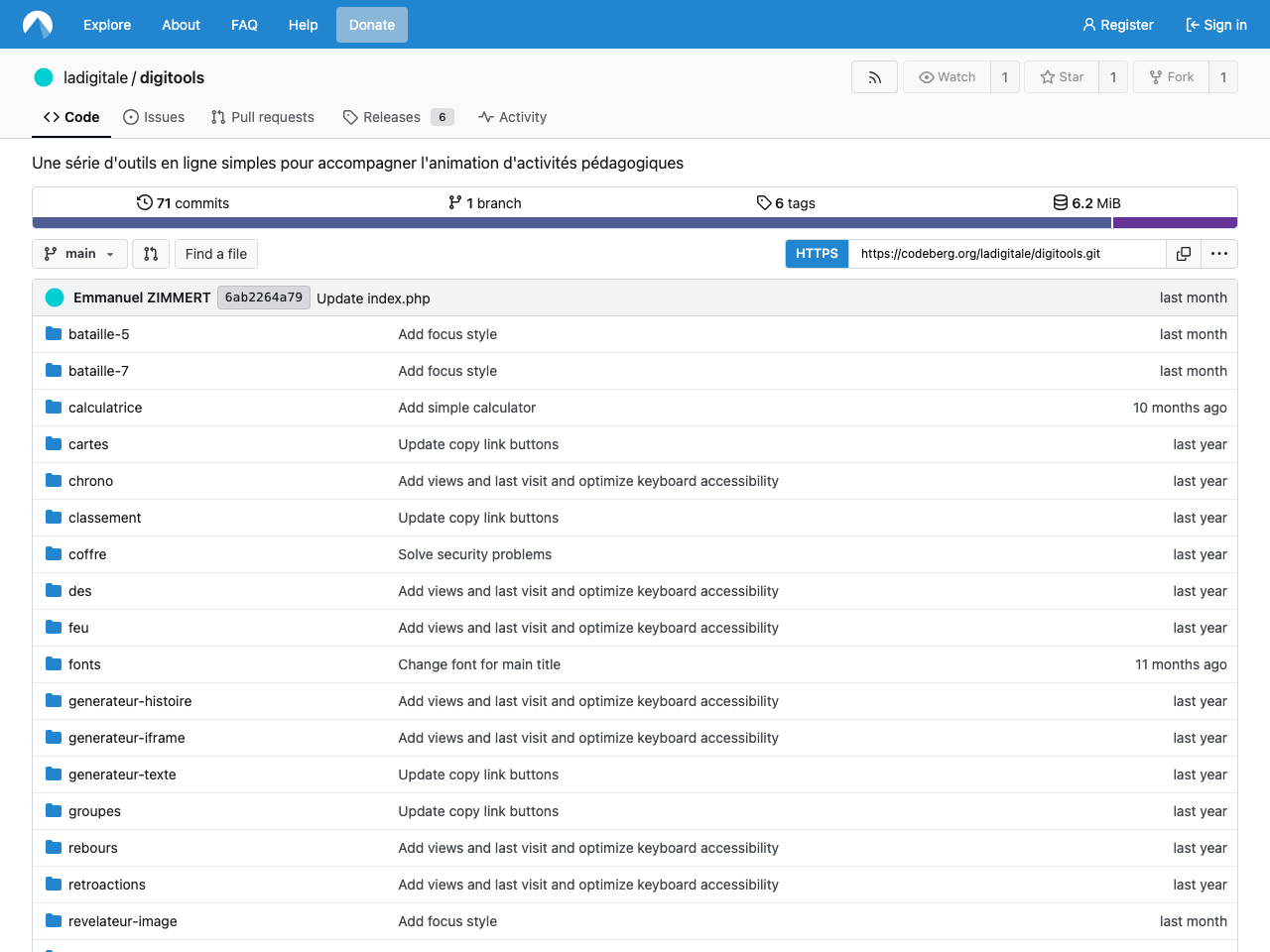 Digitools screenshot