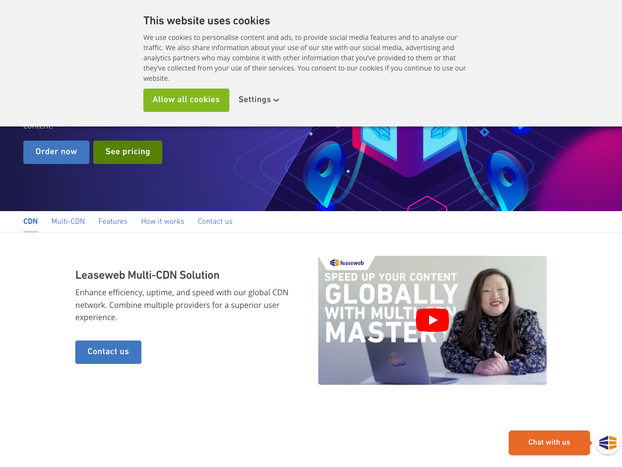 Leaseweb CDN screenshot