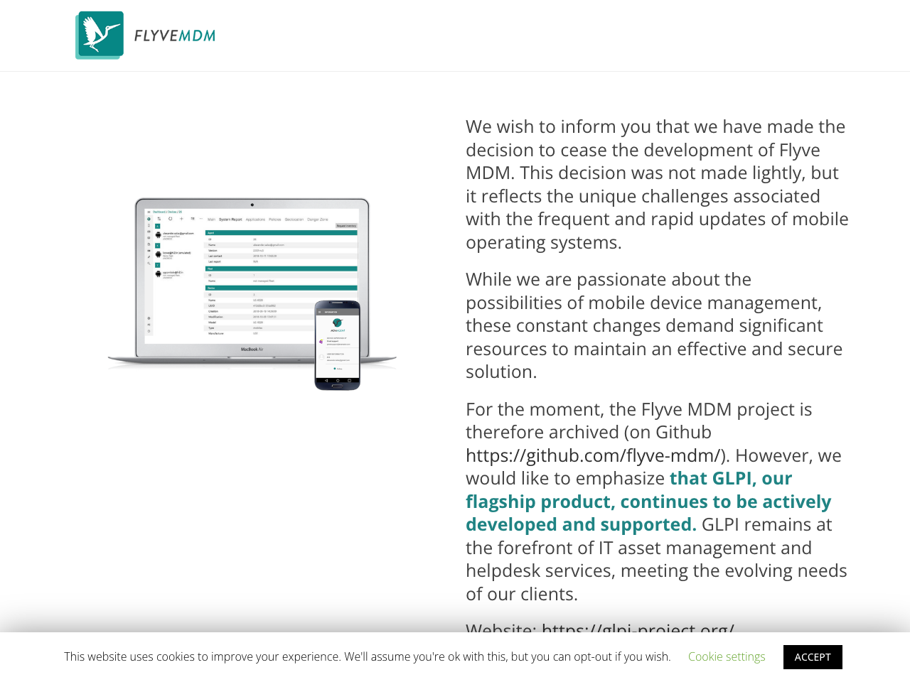 FLYVE MDM screenshot