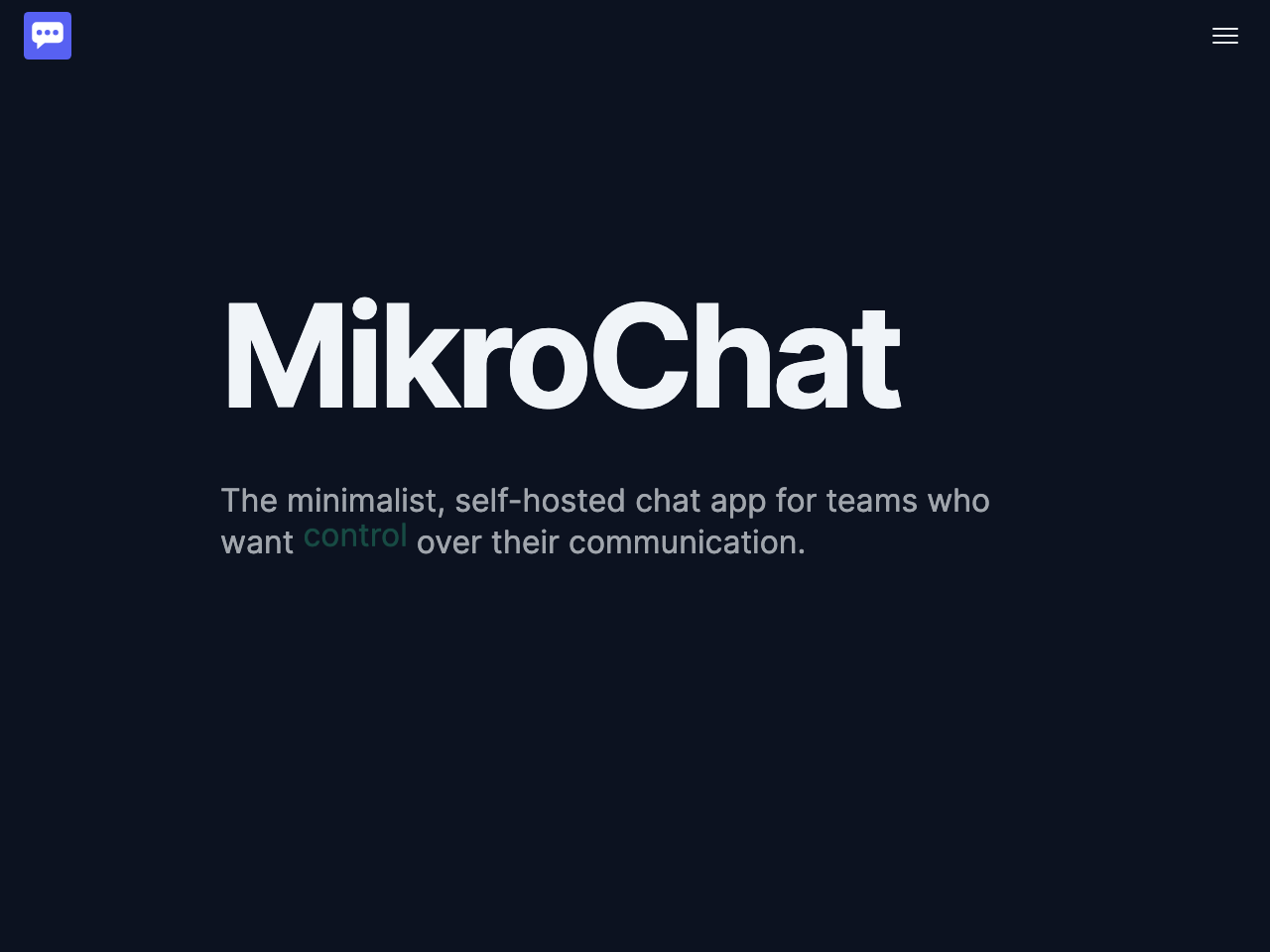 Mikrochat screenshot