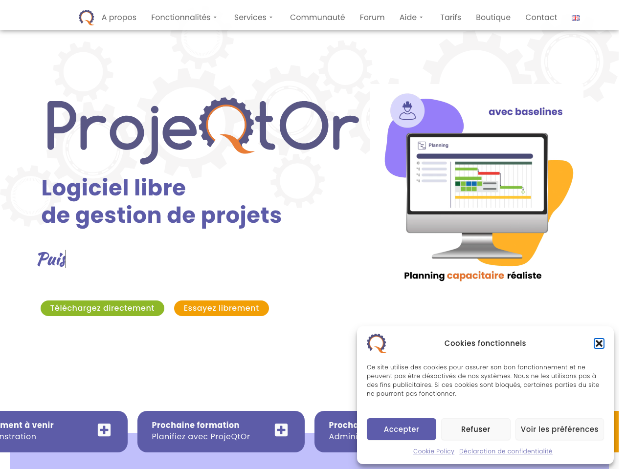 ProjeQtOr screenshot