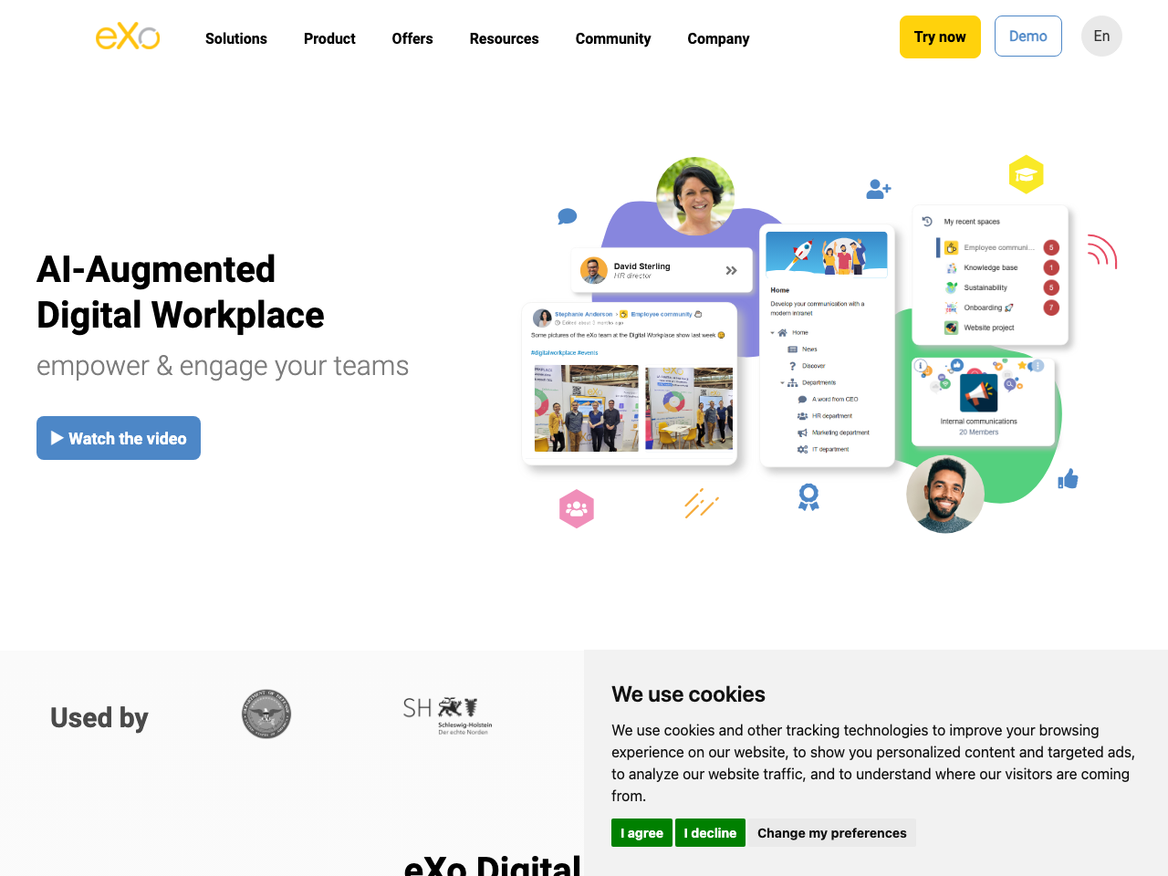 eXo Platform screenshot