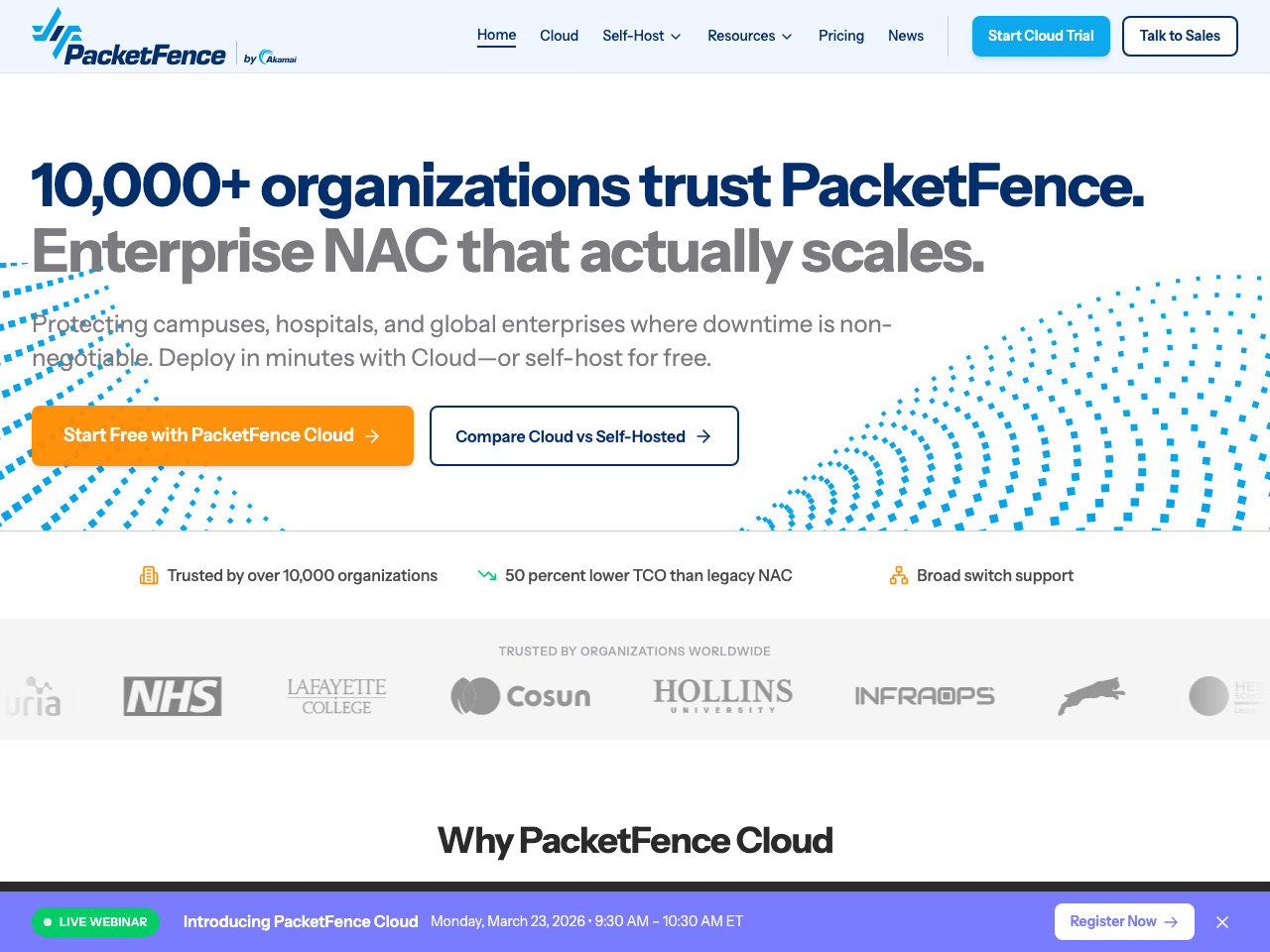PacketFence screenshot