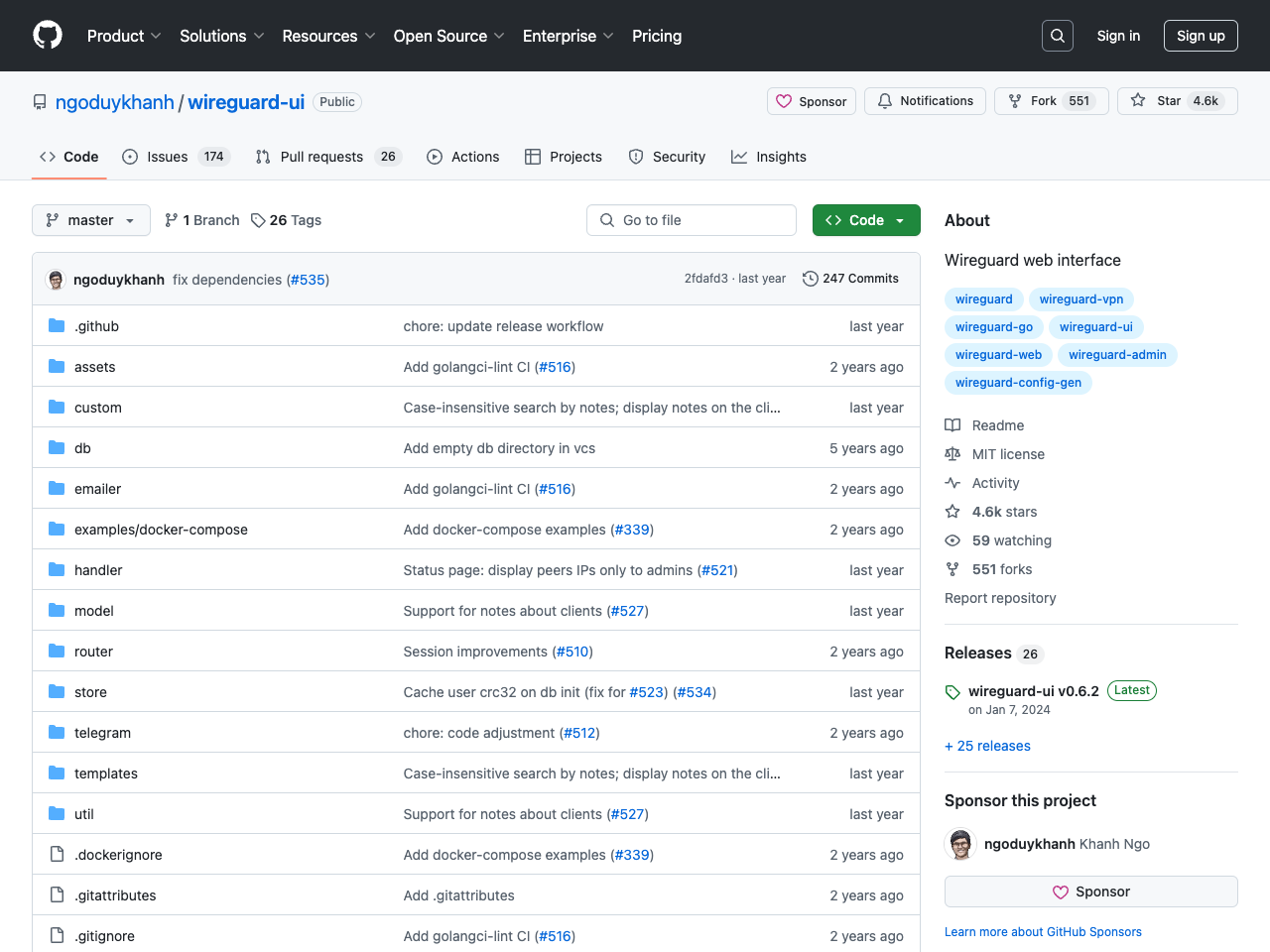WireGuard Server screenshot