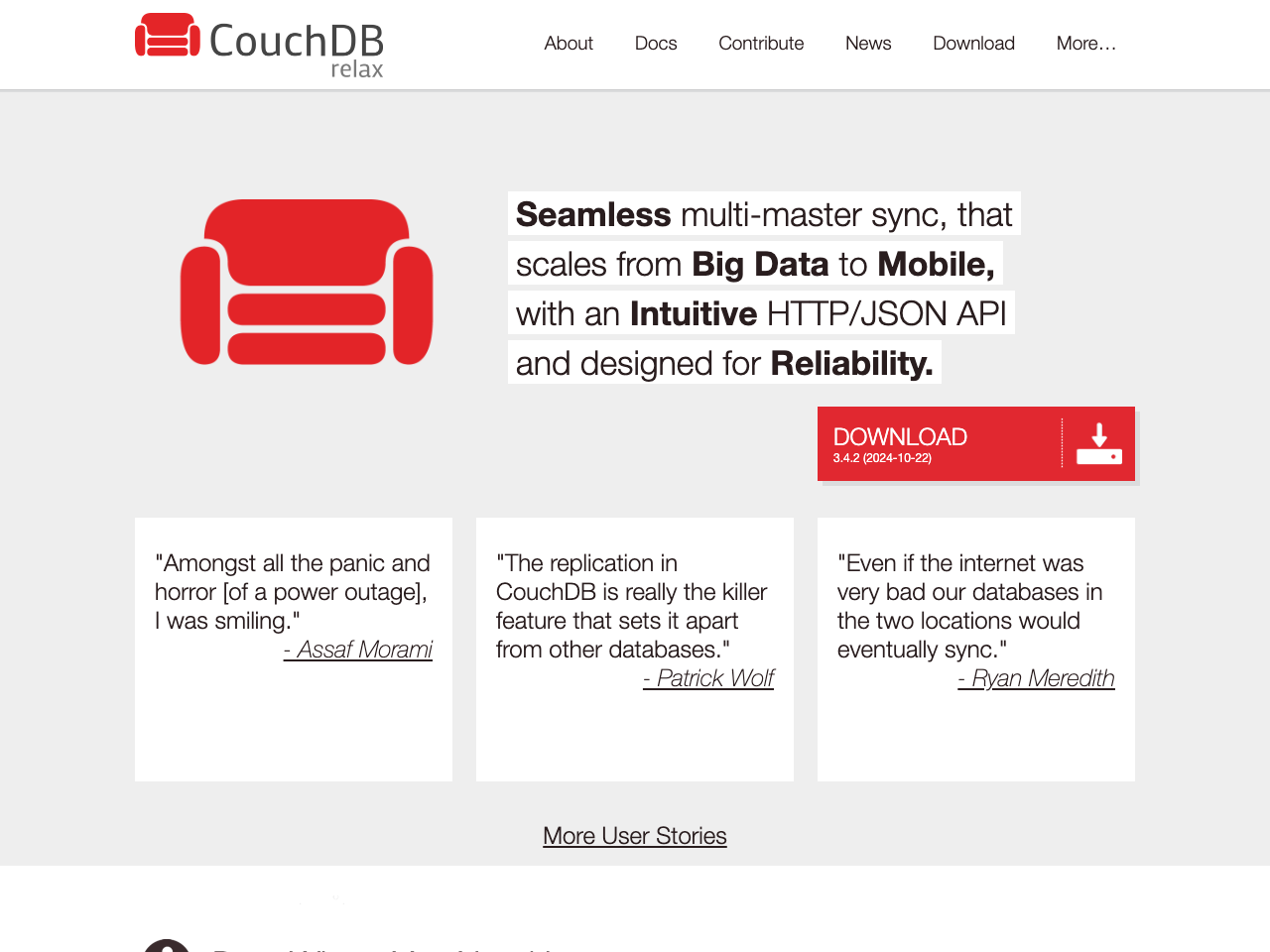 Apache CouchDB screenshot