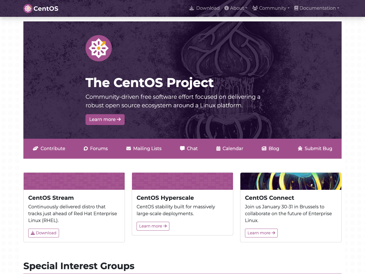 CentOS screenshot