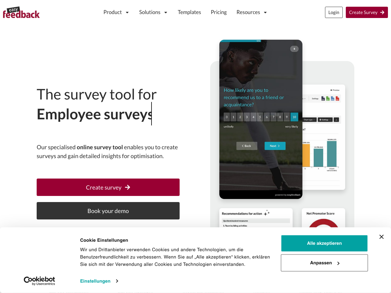 easyfeedback screenshot