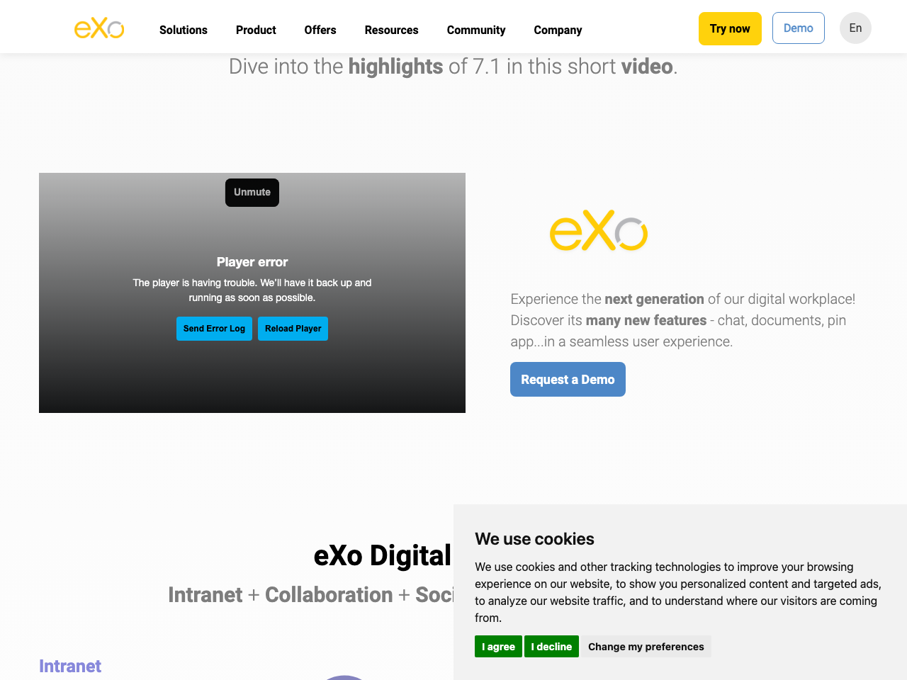 eXo Platform screenshot