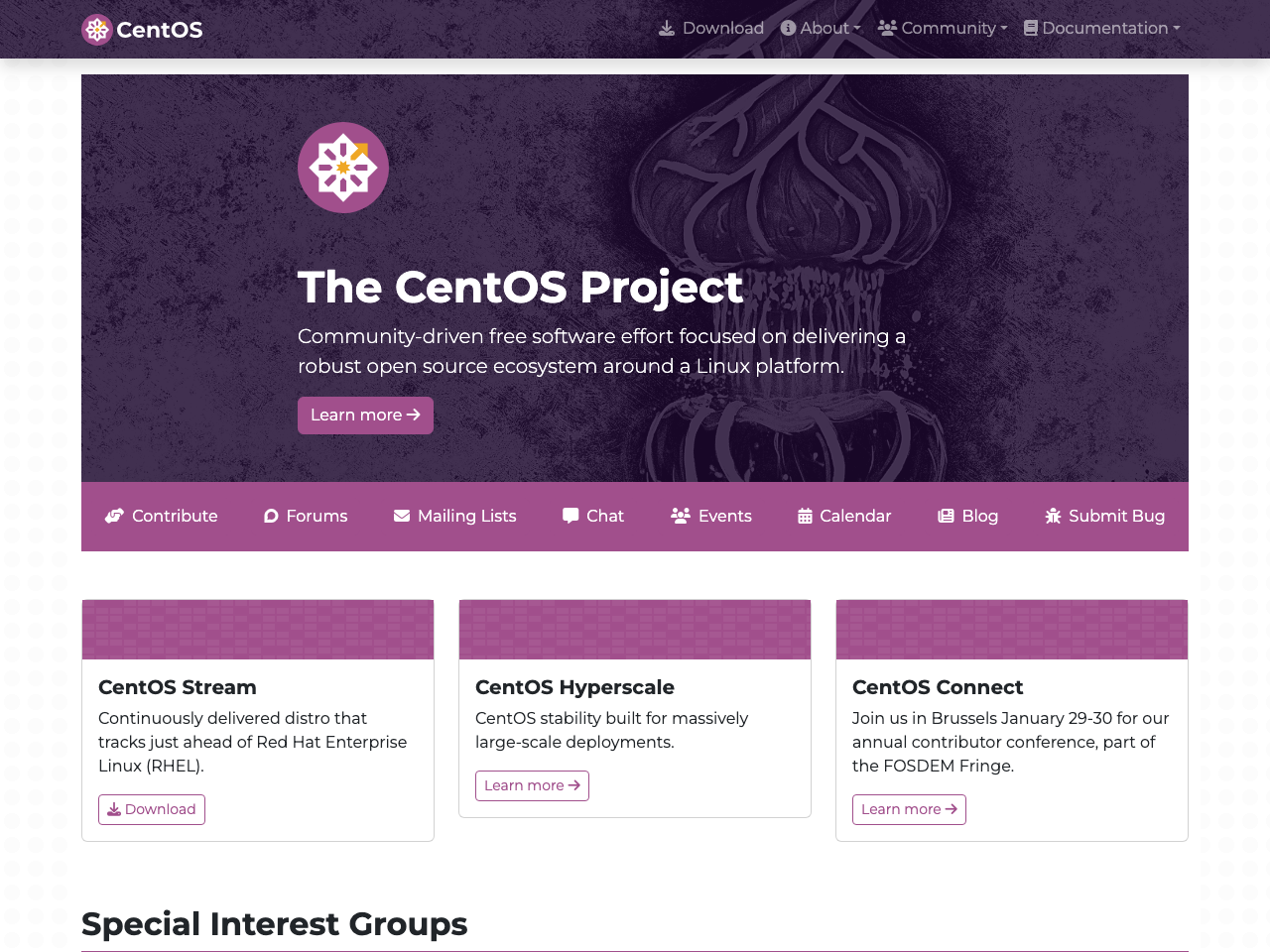 CentOS screenshot