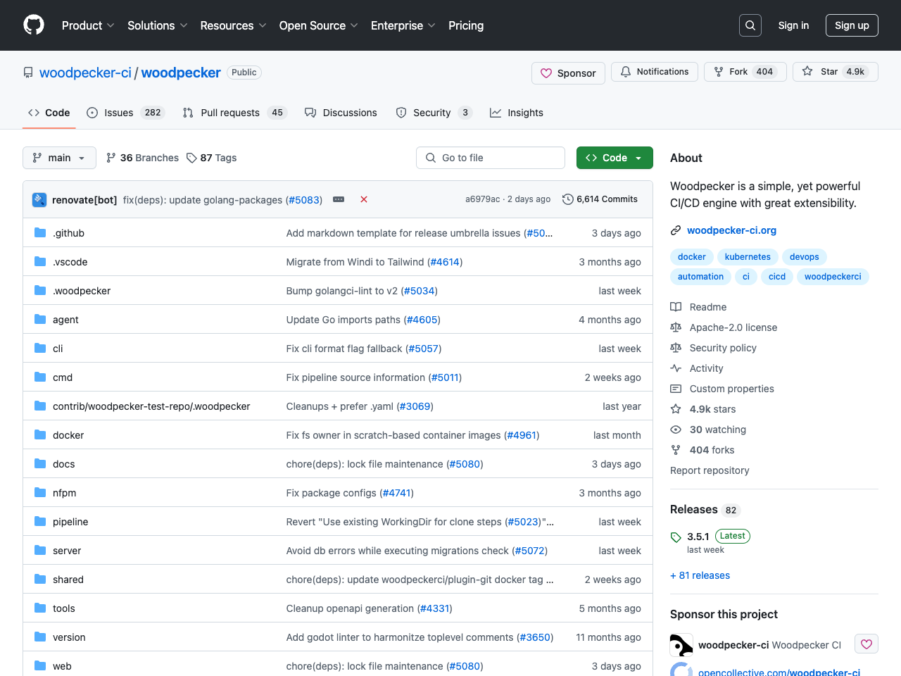 Woodpecker screenshot