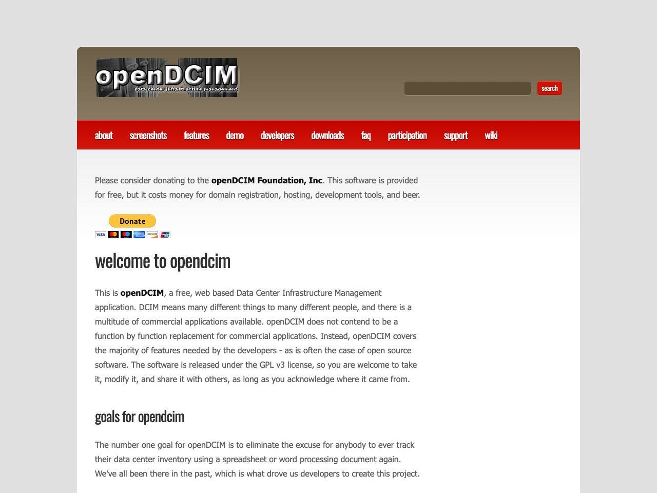 opendcim screenshot