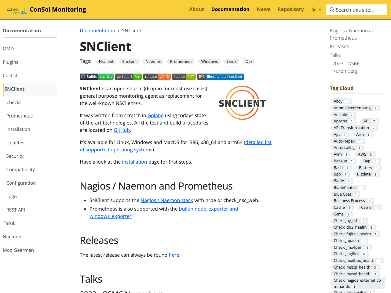 SNClient+ screenshot
