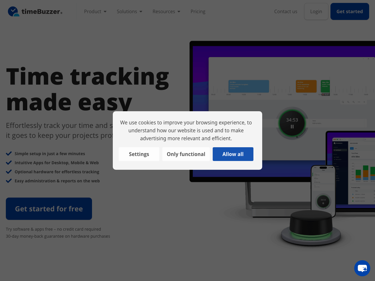 timeBuzzer screenshot