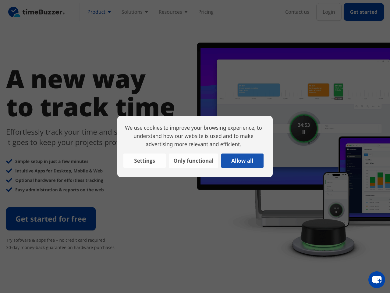 timeBuzzer screenshot