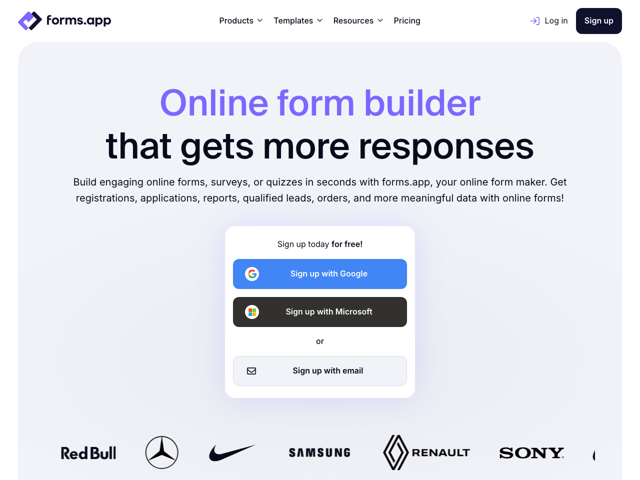 forms.app screenshot
