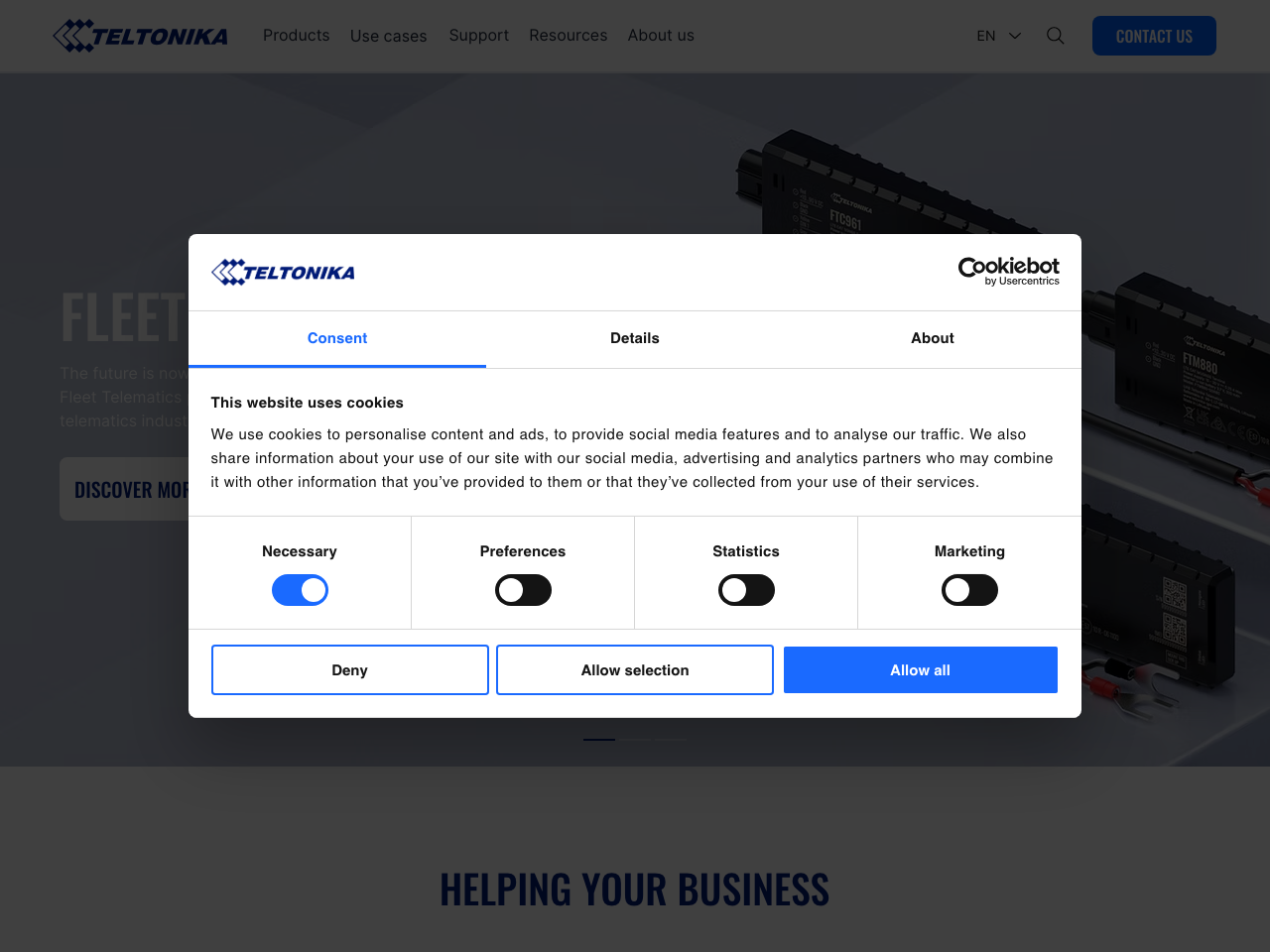 Teltonika Mobility screenshot