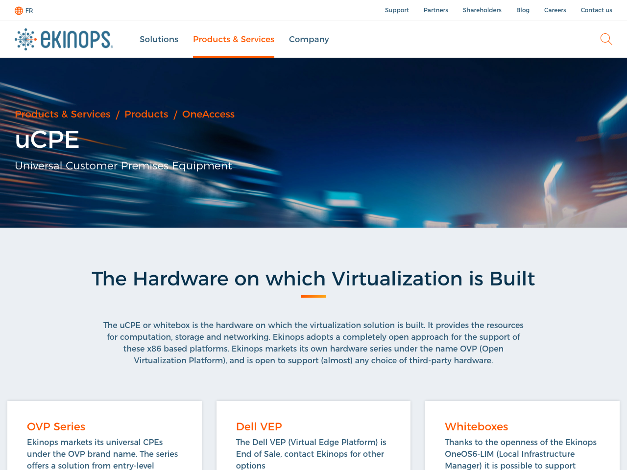 OneAccess uCPE screenshot