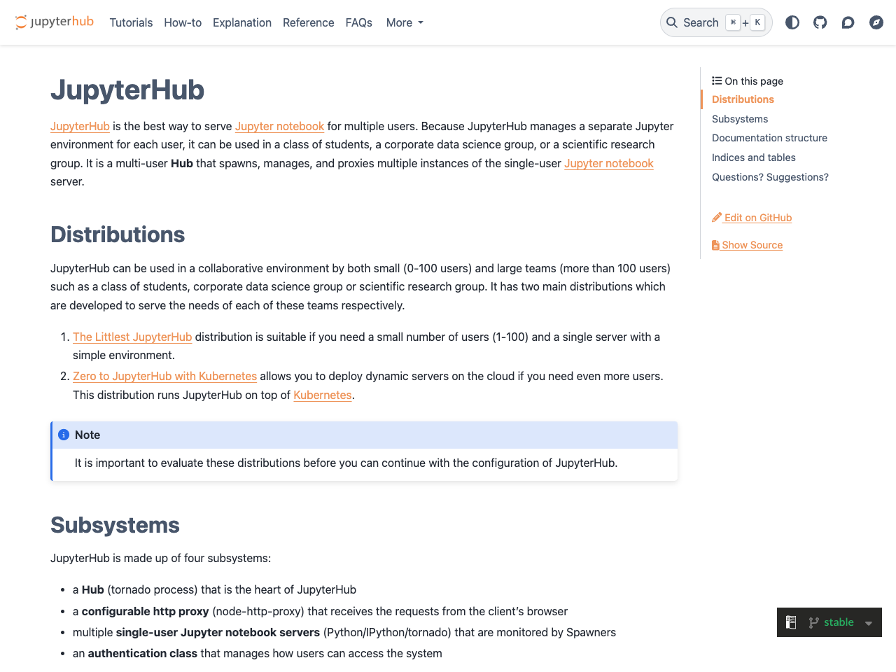 JupyterHub screenshot