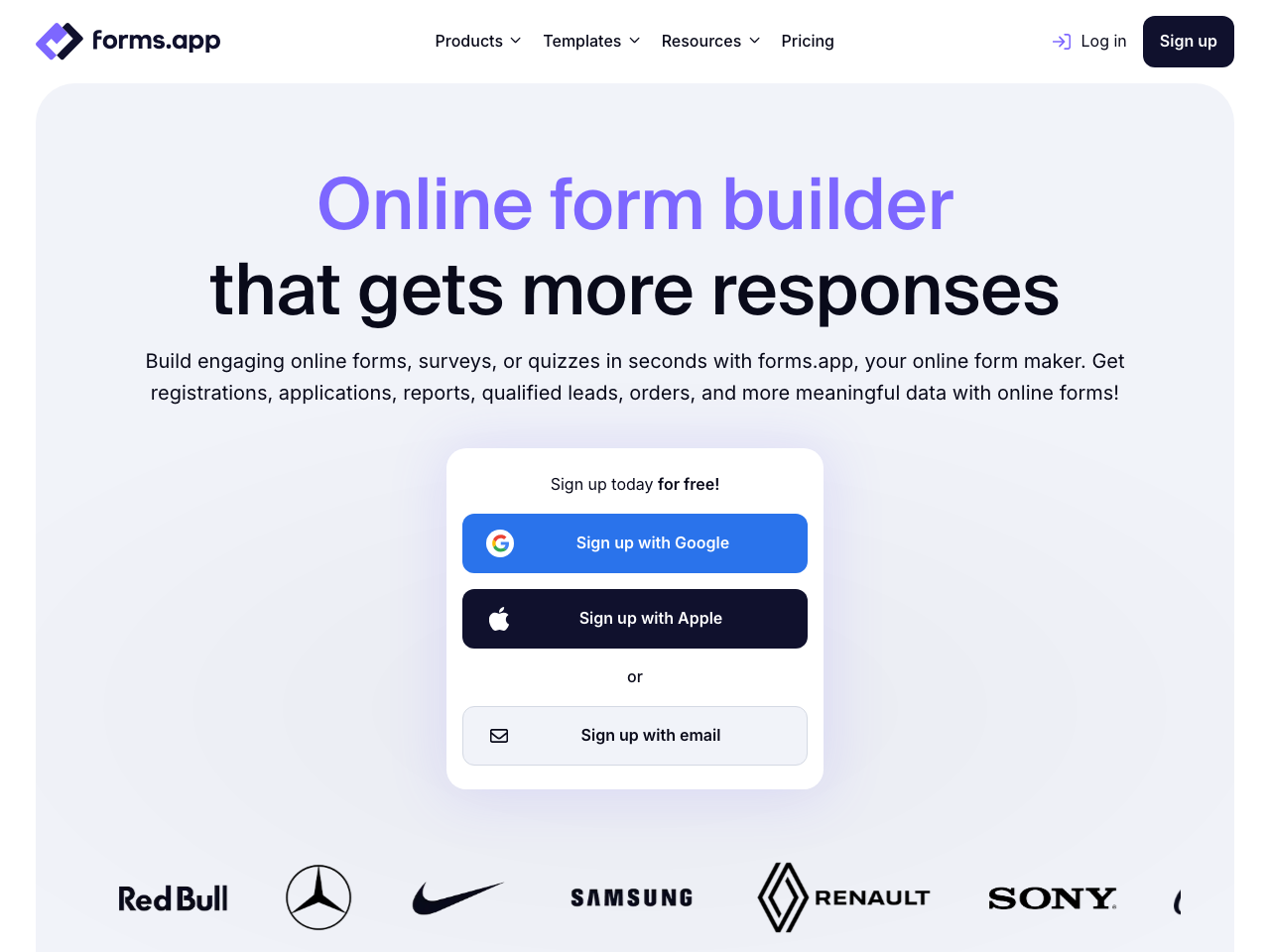 forms.app screenshot