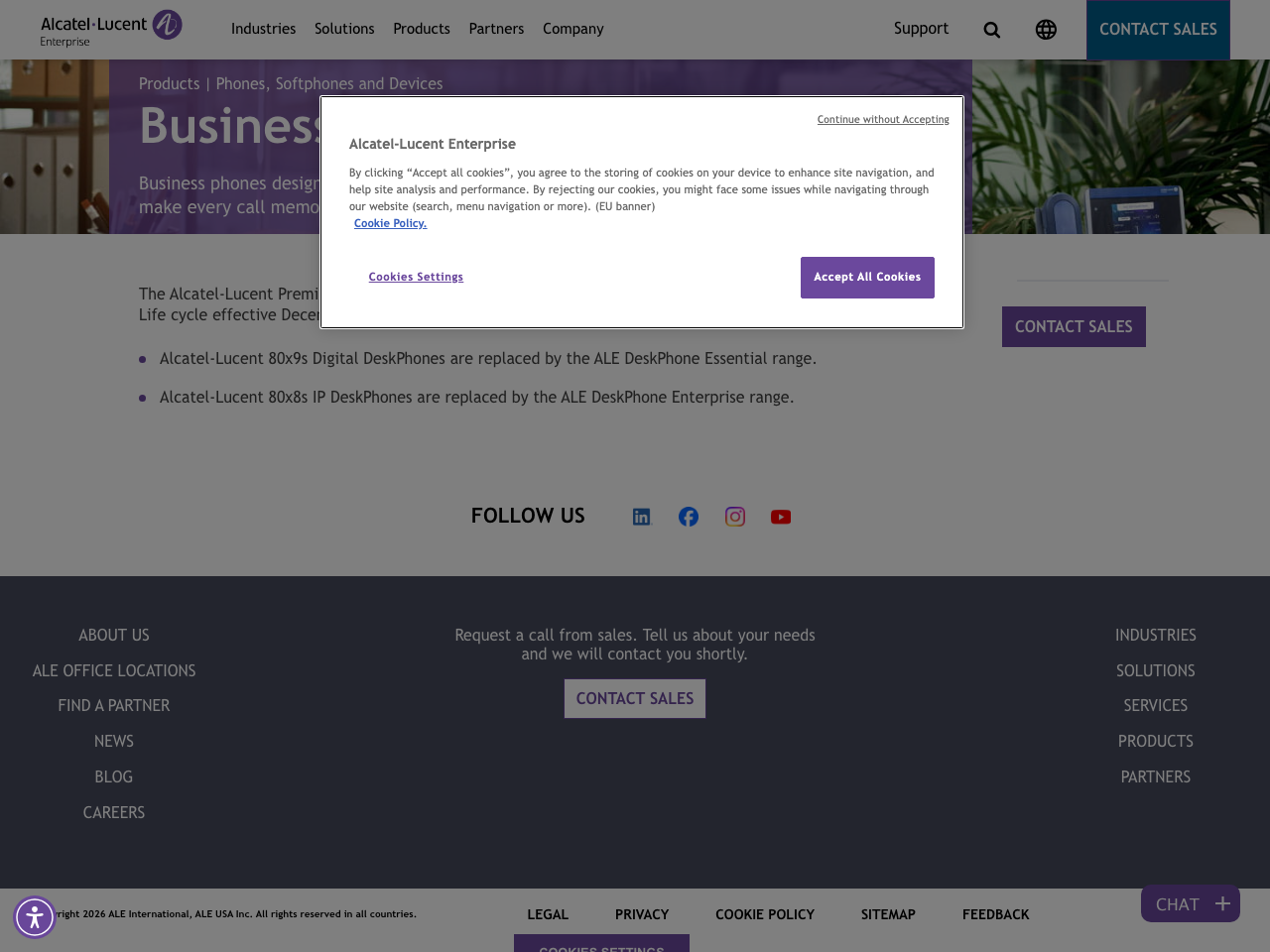 Business Phones screenshot