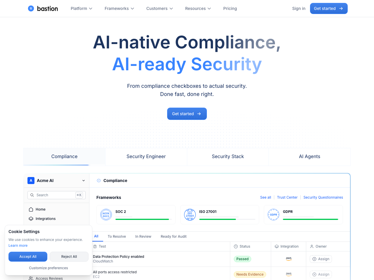 BASTION TECHNOLOGIES screenshot