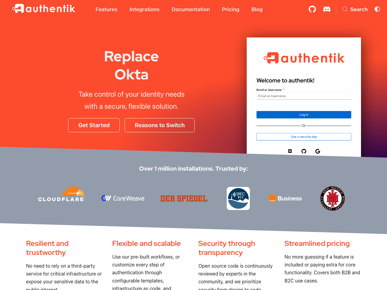 Authentik screenshot