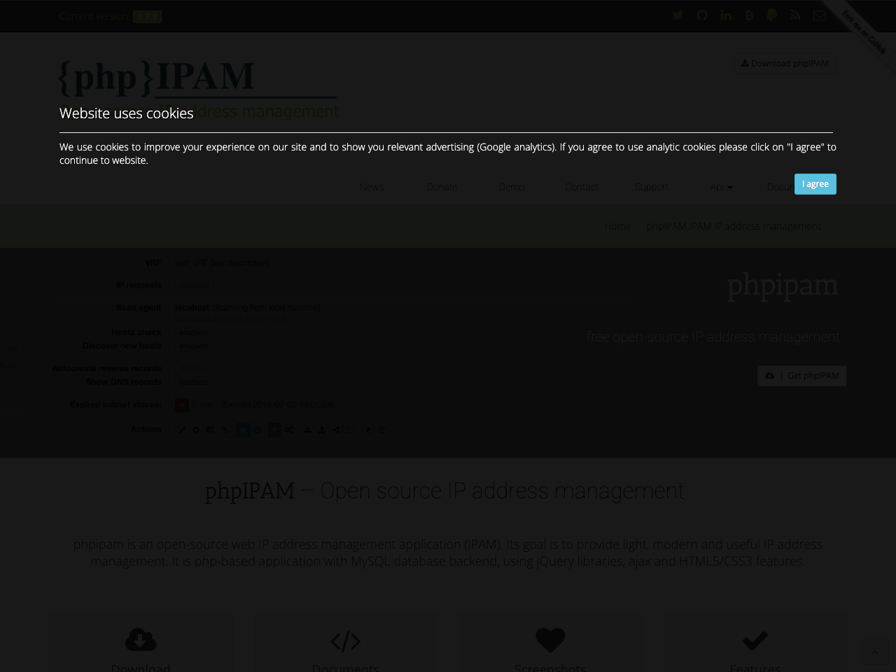 phpIPAM screenshot