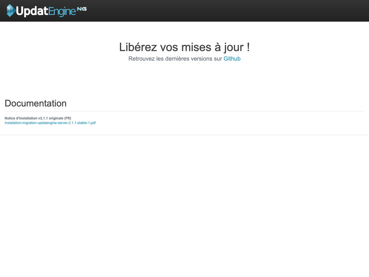 UpdatEngine-NG screenshot