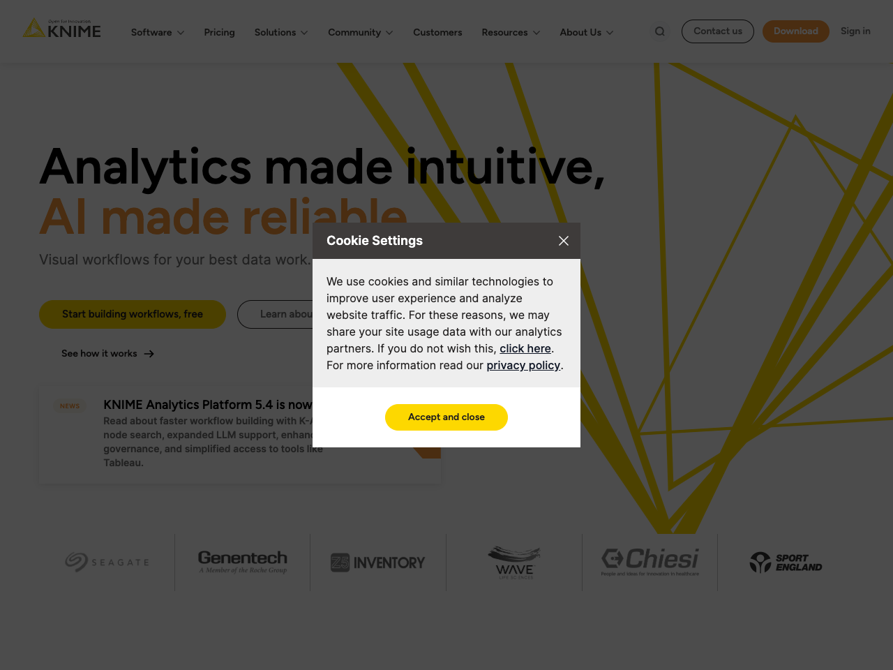 KNIME Analytics Platform screenshot